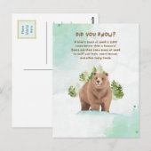 Briefkaarten met een dierenvlies (Voorkant / Achterkant)