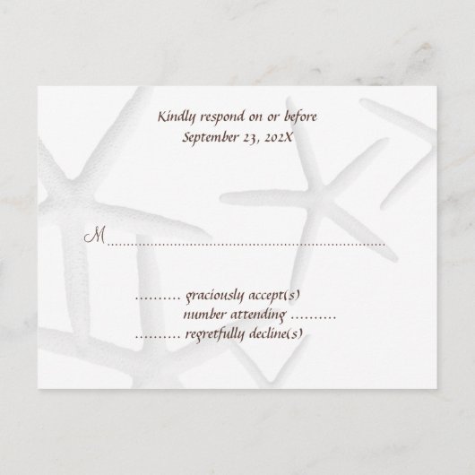 Briefkaarten met een eenvoudig weddenschap met sta (Achterkant)