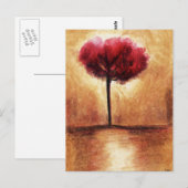 Briefkaarten met katoenhoudende Snoepjes (rood) (Voorkant / Achterkant)