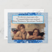 Briefkaarten met kerstangels (Voorkant / Achterkant)