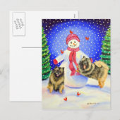 Briefkaarten met Kerstmis (Voorkant / Achterkant)