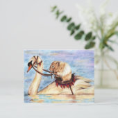 Briefkaarten met rugleuning (hamster) (Staand voorkant)