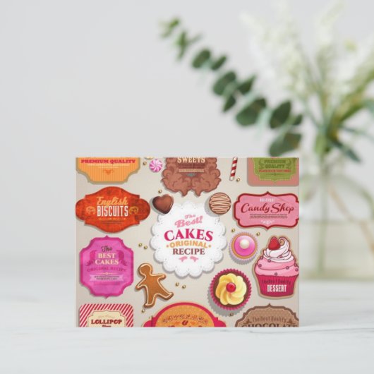 Briefkaarten met suikerbieten (Staand voorkant)