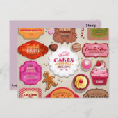 Briefkaarten met suikerbieten (Voorkant / Achterkant)