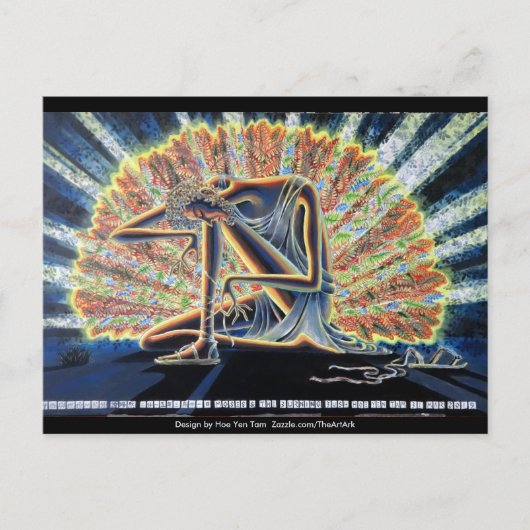 Briefkaarten - Mozes en verbrande Struik (Voorkant)