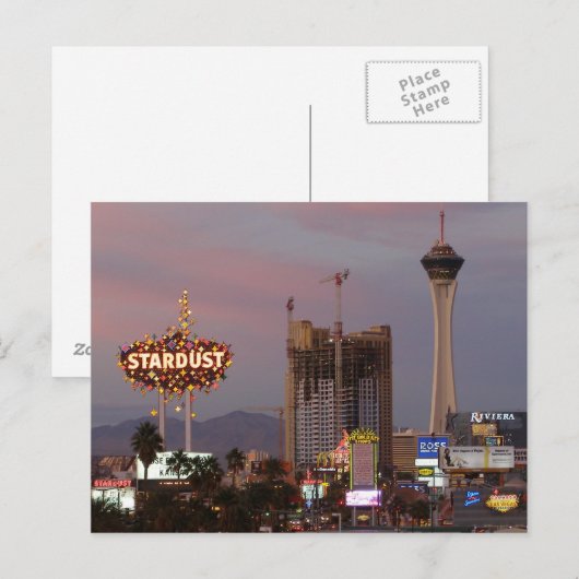 Briefkaarten North Las Vegas Strip Sunset 2006 (Voorkant / Achterkant)