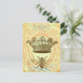 Briefkaarten of uitnodigingen voor koninginnen (Staand voorkant)