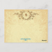 Briefkaarten of uitnodigingen voor koninginnen (Achterkant)