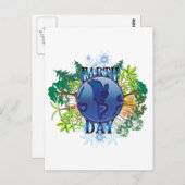 Briefkaarten op Aarde | Earth Day Briefkaart (Voorkant / Achterkant)