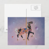 Briefkaarten - Petaluma Carousel Horse 2 (Voorkant / Achterkant)