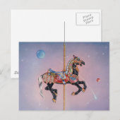 Briefkaarten - Petaluma Carrousel Horse 1 (Voorkant / Achterkant)