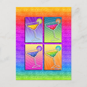 Briefkaarten - Pop Art Margaritas