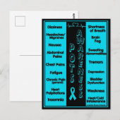 BRIEFKAARTEN... POTS - Symptomen Briefkaart (Voorkant / Achterkant)