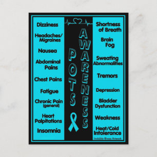 BRIEFKAARTEN... POTS - Symptomen Briefkaart