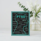 BRIEFKAARTEN...PTSD - Symptomen Briefkaart (Staand voorkant)