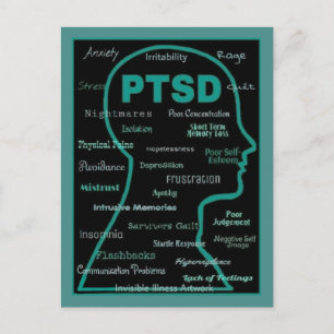 BRIEFKAARTEN...PTSD - Symptomen Briefkaart