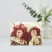 Briefkaarten Ragedy Dolls (Staand voorkant)