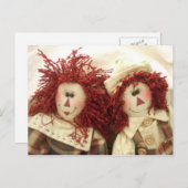 Briefkaarten Ragedy Dolls (Voorkant / Achterkant)