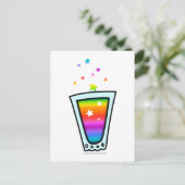 BRIEFKAARTEN - RAINBOW SHOT GLASS (Staand voorkant)