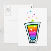 BRIEFKAARTEN - RAINBOW SHOT GLASS (Voorkant / Achterkant)