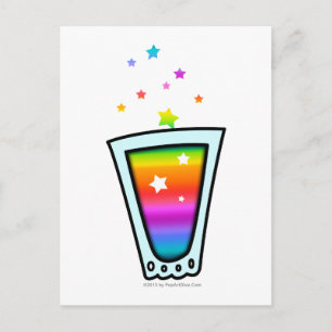 BRIEFKAARTEN - RAINBOW SHOT GLASS