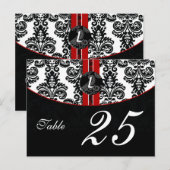 briefkaarten rode dampmonogram (Voorkant / Achterkant)