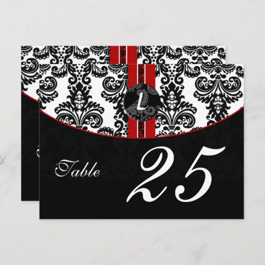 briefkaarten rode dampmonogram (Voorkant / Achterkant)