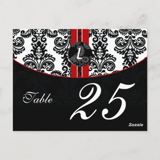 briefkaarten rode dampmonogram (Achterkant)