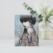 Briefkaarten - Rode lipstick (Staand voorkant)