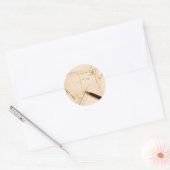 briefkaarten ronde sticker (Envelop)