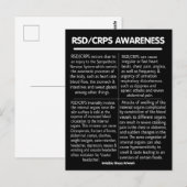 BRIEFKAARTEN...RSD/CRPS - Info Briefkaart (Voorkant / Achterkant)