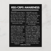 BRIEFKAARTEN...RSD/CRPS - Info Briefkaart (Voorkant)