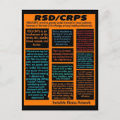 BRIEFKAARTEN...RSD/CRPS - Info Briefkaart (Voorkant)