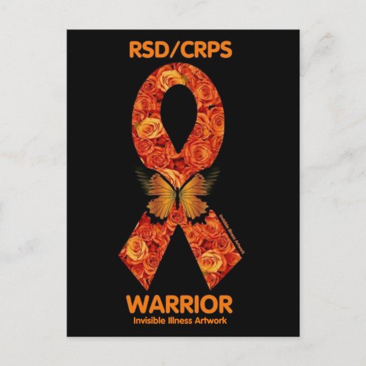 BRIEFKAARTEN...RSD/CRPS — Oranje Rozen Briefkaart (Voorkant)