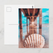 briefkaarten schelp (Voorkant / Achterkant)