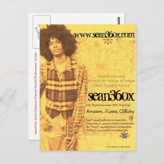 Briefkaarten sean360x Graffiti (Voorkant / Achterkant)