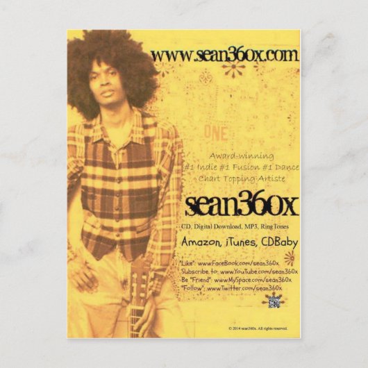 Briefkaarten sean360x Graffiti (Voorkant)