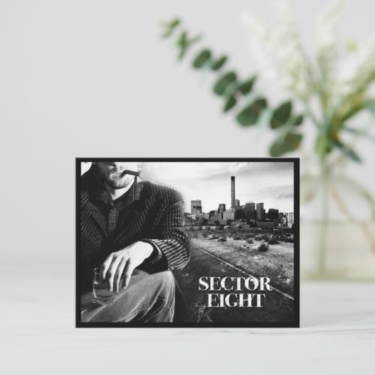 Briefkaarten: Sector acht Briefkaart (Staand voorkant)