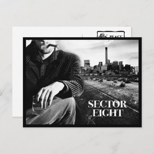 Briefkaarten: Sector acht Briefkaart (Voorkant / Achterkant)