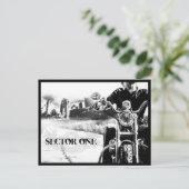 Briefkaarten: Sector één Briefkaart (Staand voorkant)