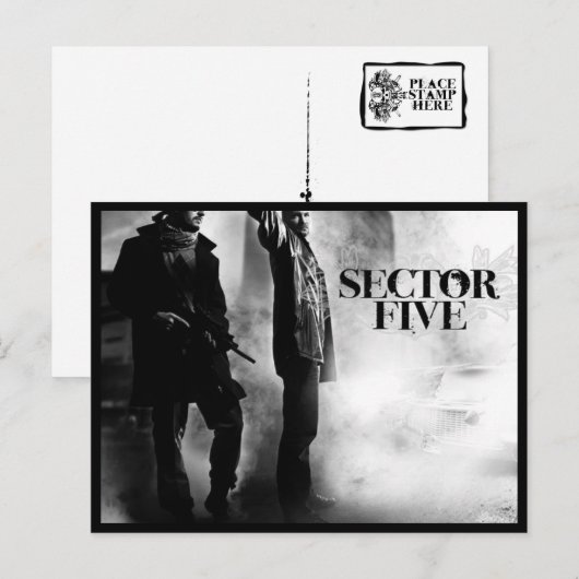 Briefkaarten: Sector vijf Briefkaart (Voorkant / Achterkant)