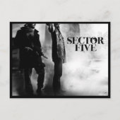 Briefkaarten: Sector vijf Briefkaart (Voorkant)
