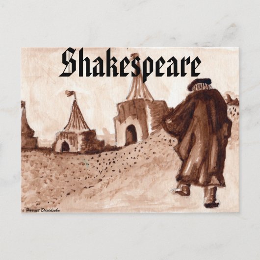 BRIEFKAARTEN - SHAKESPEARE - PER HARRIET DAVIDSOHN (Voorkant)