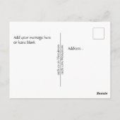 Briefkaarten - Studie naar Agaric Paddenstoel Wate (Achterkant)