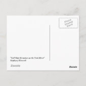 briefkaarten "Tall Ship Hermione on the York River (Achterkant)