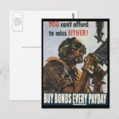 Briefkaarten uit de oorlog, Amerikaanse obligatie (Voorkant / Achterkant)