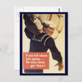 Briefkaarten uit de wereldoorlog, campagne voor lo (Voorkant / Achterkant)