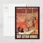 Briefkaarten uit de wereldoorlog, het Poster van o (Voorkant / Achterkant)