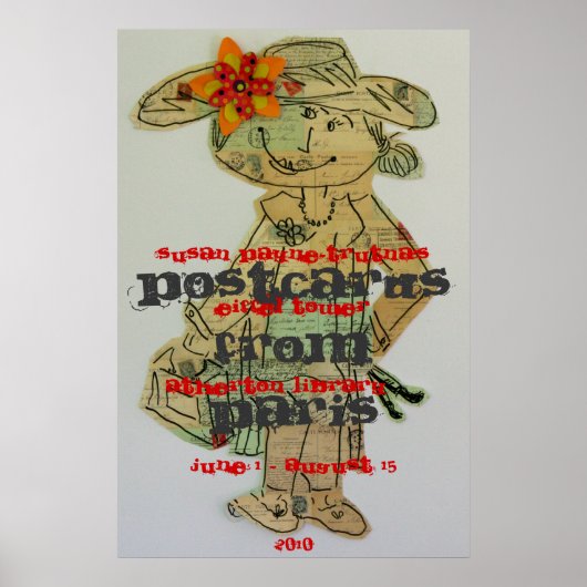 Briefkaarten uit Parijs Poster (Voorkant)