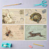 Briefkaarten uit Parijs Tissuepapier (Craft)